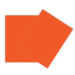 Cards Orange 21.6x27.9cm (50 pieces) [PC409]