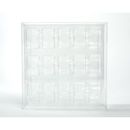 Plastic Gift Boxes 19.5x5.1x19.1cm Crystal Clear (25 pieces) [FPB258]
