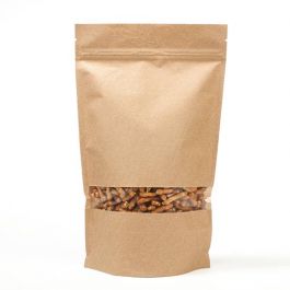 Stand Up Pouches Kraft 17x9x28.5cm | 340 grams (100 pieces) [ZBGW4K]