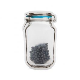 Stand Up Pouch Clamp Lid Jar 9x5,2x14,9cm (25 Pieces) [JARSM]