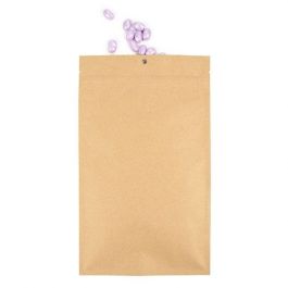 Kraft Hanging Barrier Bags 17.8 x 30.5 cm w/Tear Notches (100 Pieces) [HZBB8K]