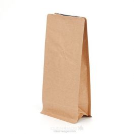 Stand Up Pouches Kraft 10.8x7.6x27.3cm with Valve | 450 grams (100 pieces) [SQMN9KV]