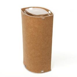 Kraft Pop-up Tube Kit, Eye Shaped 7.8 x 5.2 x 15.4cm (25 Pieces) [KTES26]