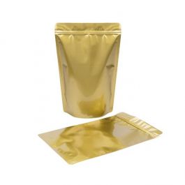 Stand Up Pouches Gold 23x12x34.5cm | 907 grams (100 pieces) [ZBGM6G]