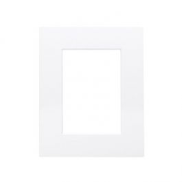 Mount Board "slide in" 20.3x25.4cm White with 11.5x16.5cm Window (10 pieces) [MS40001]