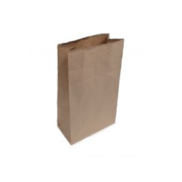 Block bottom bags Kraft 60grs 17x8,5x28cm (100 pieces) [PABK1728]