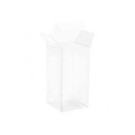 Plastic Gift Boxes 5.2x5.2x10.5cm Autolock Bottom (25 pieces) [PLB335]