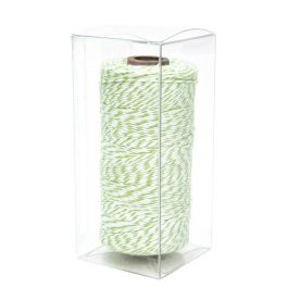 Plastic Gift Boxes 5.6x5.6x12x4cm Autolock Bottom (25 pieces) [PLB334]