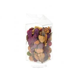Plastic Gift Boxes 8.9x8.9x16.5cm Crystal Clear with Autolock Bottom (25 pieces) [FPLB255]