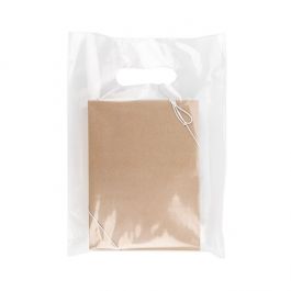 Handle Bag Clear 2.25 Mil, 20% Recycled Content 22,9x30,5cm (100 Pieces) [H912CL1R]