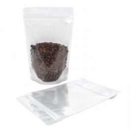 Stand Up Pouches Rice Paper Transparent/White 14.9x8.9x23.2cm | 312 grams (100 pieces) [ZBGR7SC]