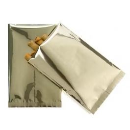 Plastic Bags Gold 10.2x15.2cm Metallised and Sealable (100 pieces) [SVP46G]