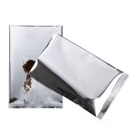 Plastic Bags Silver 10.2x15.2cm Metallised and Sealable (100 pieces) [SVP46S]