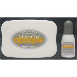 Ink Pads Stazon + Refill Napoli Yellow (1 pc) [SZ-000-111]