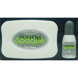 Ink Pads Stazon + Refill Fava green (1 pc) [SZ-000-140]