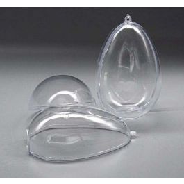 Plastic Transparent Egg 11 cm (25 pieces) [PEP-1105100]