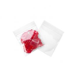Grip Seal Bags 10x10cm Crystal Clear PP 75 micron (100 pieces) [Z3C44]