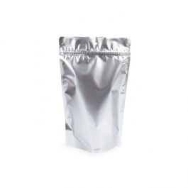 Stand Up Pouches Silver 17,1x8,9x28,6cm With Hanghole (100 Pieces) [ZBGM4SH]
