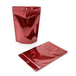 Stand Up Pouches Red 15x9x23.2cm | 312 grams with hang hole (100 pieces) [ZBGM7RH]