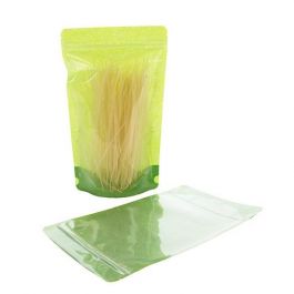 Stand Up Pouches Rice Paper Transparent/Green 15x9x23.2cm | 340 grams (100 pieces) [ZBGR4GRC]
