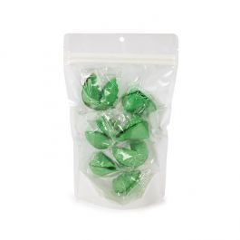 Eco Friendly Stand Up Pouches Rice Paper Transparent/White With Hanghole 14,9x8,9x23,2 cm (100 pieces) [ZBGRC7CW]
