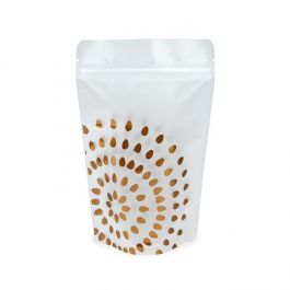 Stand Up Pouches Gold Frosted Bloom 13x7,9x20,6 cm (25 pieces) [ZBGSW3BG]