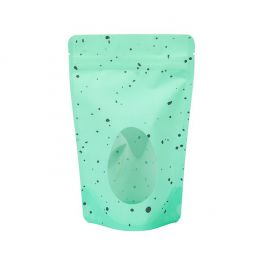 Stand Up Pouches Mint Green Speckled Egg 13x7,9x20,6 cm (25 pieces) [ZBGSW3ER]