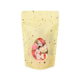 Stand Up Pouches Yellow Speckled Egg 13x7,9x20,6 cm (25 pieces) [ZBGSW3EY]
