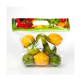 Carrier Bags with Handles and venting holes 22.9x8.3x18.4cm (100 pieces) [ZFG6V]