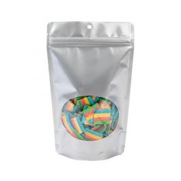 Stand Up Pouches Silver 13x7,9x20,6cm (100 Pieces) [ZBGO3SH]