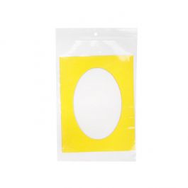 Grip Seal Bags with Hang hole 15x23cm Crystal Clear PP 50 micron (100 pieces) [ZR69]