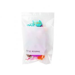 Grip Seal Bags 150x230mm with Write-on-Panel, PP 50 micron Super clear (100 pcs) [ZWC69]