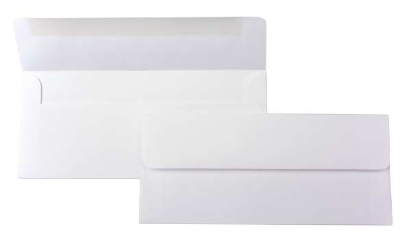 enveloppes Premium Opaque à Rabat 24.1 x 10.5cm (e1D0)