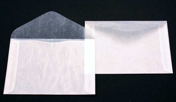 Sachets glassine 2 fermetures collées et 1 collable 12.5x8.5cm (100 pièces) [G18]