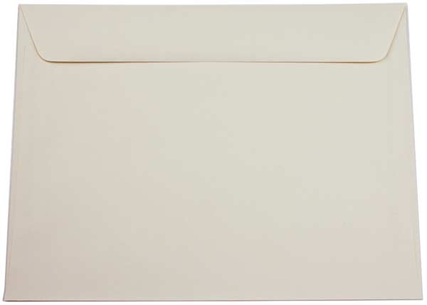 Linnen Booklet Enveloppen, Naturel 10.5x24.1 cm (50 Stuks) [E2L1]